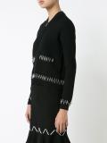 embellished pocket cardigan
