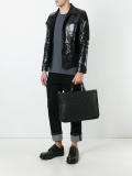 embossed tote 