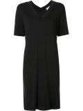 flared effect v-neck dress