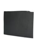 embossed logo clutch