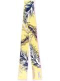 feather print scarf