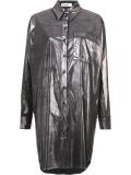 metallic long shirt