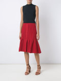 draped A line skirt