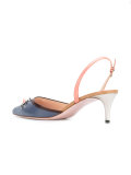 Face embellished pumps