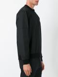 contrast panel sweatshirt