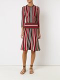 striped knit dress