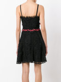 embroidered sweetheart dress