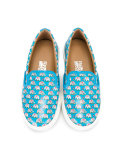 elephant print slip-on sneakers 