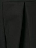 pleat fronted high-waist shorts