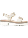 buckled sandals