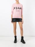 logo print sweatshirt