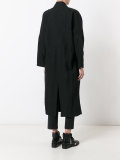 fringed shoulder detail coat