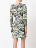printed shift dress 