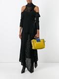 metallic double handles tote