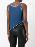 asymmetric frayed top