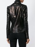 metallic bronze-tone fitted jacket