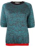 melange short sleeved jumper