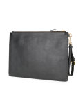 logo strap clutch