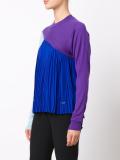 pleated detailing jumper