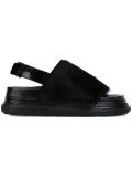 calf hair 'Fussbett' sandals
