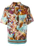 tropical print shirt