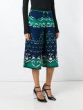 intarsia short trousers
