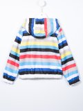 striped windbreaker