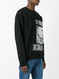goth tattoo print sweatshirt