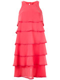 layered flared dress