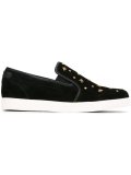 embellished slip-on sneakers