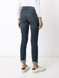 folded hem skinny jeans