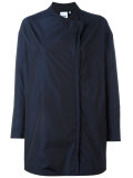 minimal asymmetric front jacket