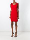buckled strap dress