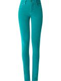 high waisted velvet skinny trousers