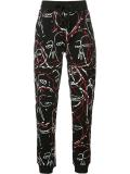 abstract print sweatpants