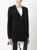 sheer back cardigan