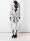 floral lace shirt dress 