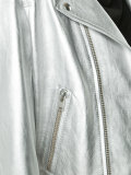 ombré biker jacket