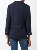 double-breasted boxy blazer