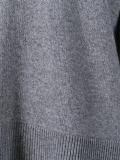 V-back knitted jumper