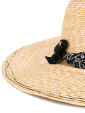 bandana detail hat