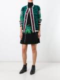 multi print bomber jacket