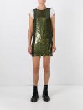 sequin embellished dress