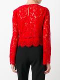 floral lace blouse
