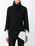 asymetric hem jumper