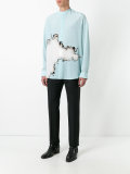 blurry print shirt