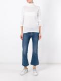 sheer roll neck jumper