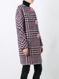 pom pom detail coat
