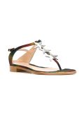 star appliqué sandals