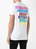 slogan print T-shirt